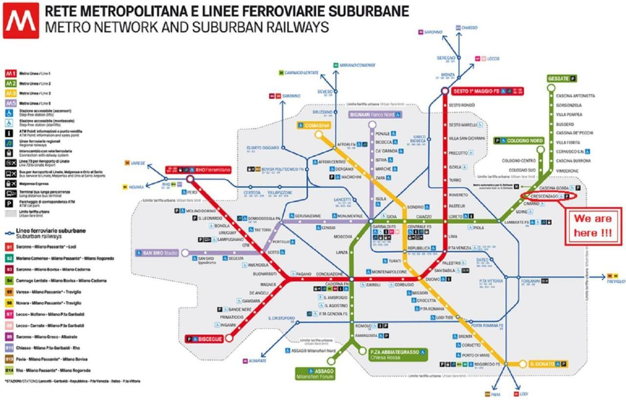 Appartamento Palmanova Vicino Alla Metropolitana ミラノ エクステリア 写真